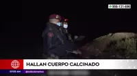 Barranca: Cuerpo calcinado de hombre fue hallado por vecinos