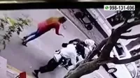 Barranco: Atrapan y golpean a delincuente por robar celular en cafetería