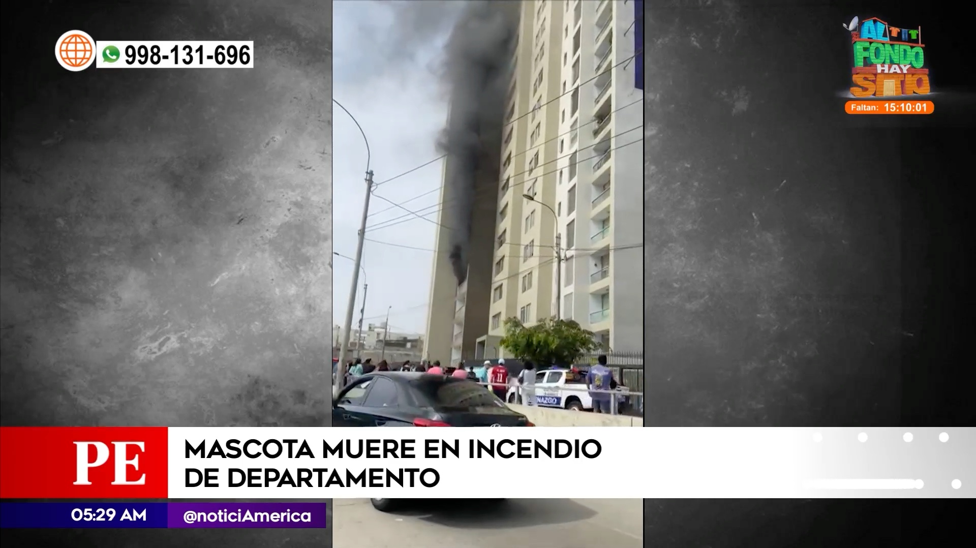 Incendio en Barranco. Foto: América Noticias