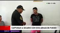 Barrios Altos: Policía capturó a sicario con dos armas de fuego