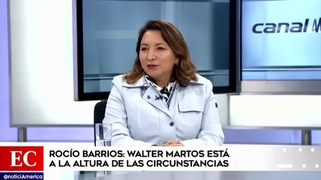 Barrios sobre posible nuevo jefe de gabinete: Walter Martos está a la altura de las circunstancias