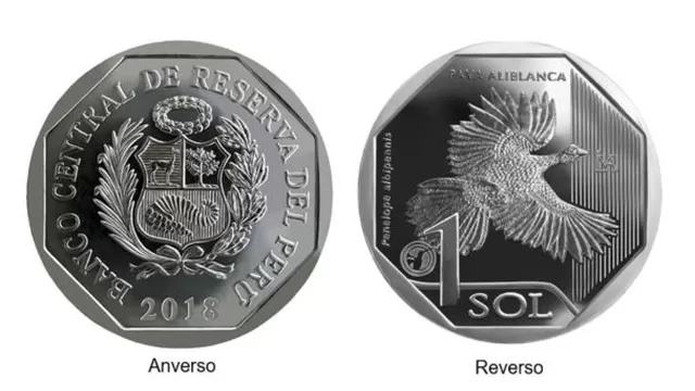 BCR lanzó moneda de S/ 1 alusiva a la pava aliblanca