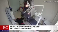 Brasil: Paciente frustra asalto en consultorio dental 