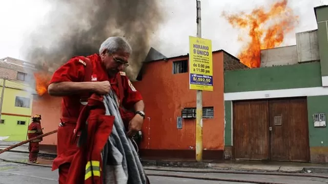Incendio en Breña. Foto: La República
