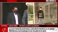  Bruno Pacheco: Fiscalía allanó casas relacionadas al caso del exsecretario general del presidente Pedro Castillo 