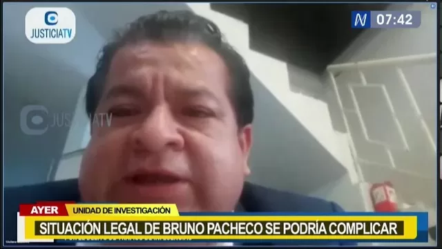  Bruno Pacheco: Movimientos bancarios complican su situación legal 