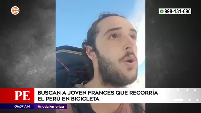 Buscan a ciudadano francés que recorría Perú en bicicleta