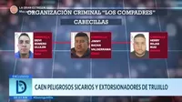 Caen peligrosos sicarios y extorsionadores de Trujillo