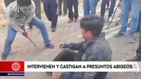Cajamarca: Comuneros castigaron a presuntos ladrones 