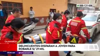 Cajamarca: Delincuentes balearon a mujer para arrebatarle 21 mil soles