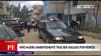 Cajamarca: Niño muere aparentemente tras ser atacado por perros