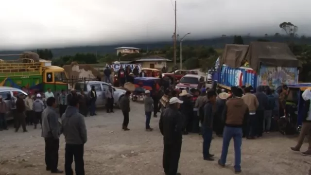 Pobladores en Cajamarca se oponen a las mineras