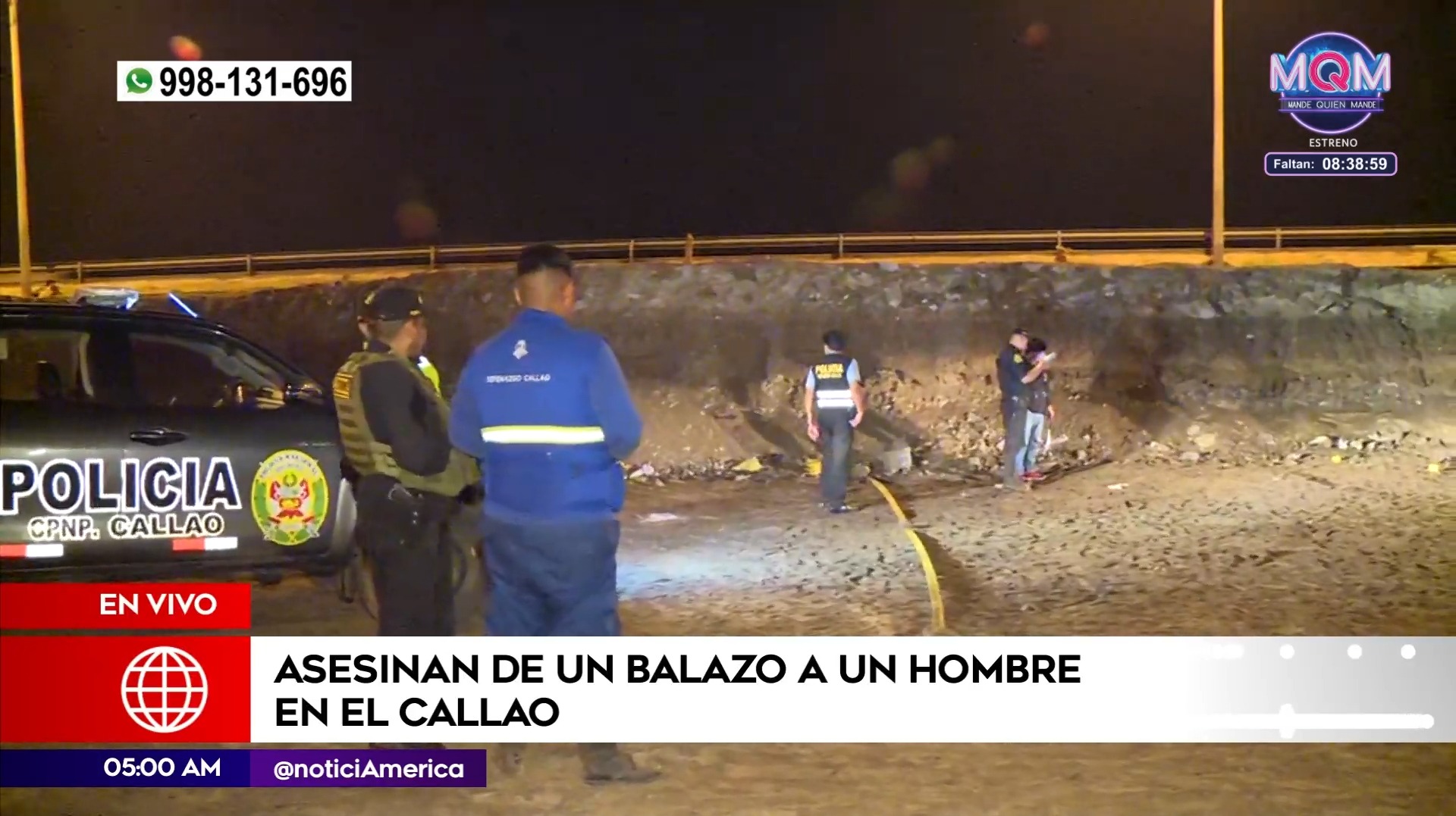 Asesinato en el Callao. Foto: América Noticias