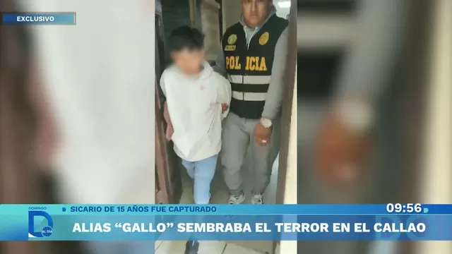 Callao: Capturan a sicario juvenil acusado de 11 crímenes