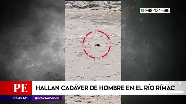 Callao: Hallan cadáver de hombre en el río Rímac