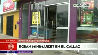 Callao: Ladrones roban en minimarket de Bellavista