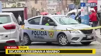 Callao: Marino es asesinado por sicarios tras estacionar su auto