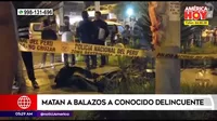 Callao: Mataron a balazos a conocido delincuente