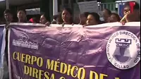 Callao: Médicos realizaron plantón en exteriores del Hospital Daniel Alcides Carrión