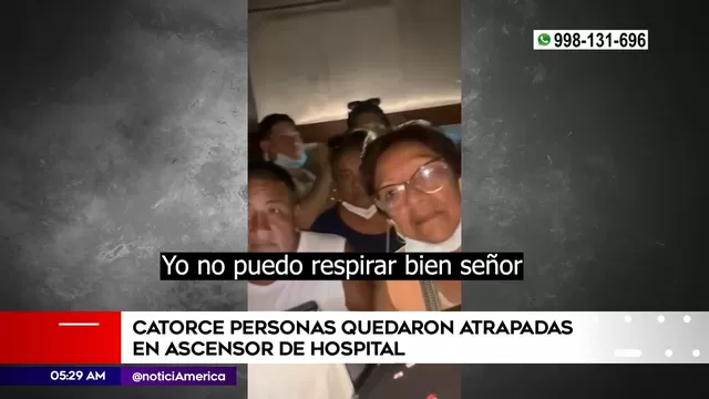 Callao: Personas quedaron atrapadas en ascensor de hospital Daniel Alcides Carrión