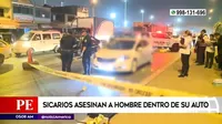Callao: Sicarios asesinaron a hombre dentro de su auto