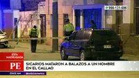 Callao: Sicarios mataron a balazos a hombre en plena calle
