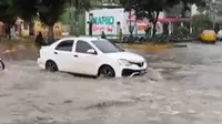 Calles de la ciudad de Piura quedaron inundadas tras sorpresiva lluvia
