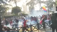 Municipalidad de Lima: Cámaras de seguridad registraron el accionar de los manifestantes