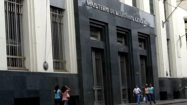 Ministerio de Relaciones Exteriores. Foto: Agencia Andina