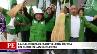 Candidata Elizabeth León confía en subir en las encuestas