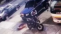 Capturan a ladrón con moto robada en San Miguel