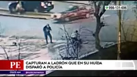 Capturan a ladrón que en su huida disparó a policía en Los Olivos