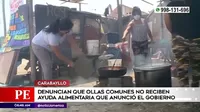 Carabayllo: Denuncian que ollas comunes no reciben la ayuda alimentaria prometida por el Gobierno
