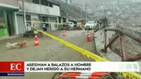 Carabayllo: Dos hermanos fueron acribillados por sicarios a bordo de una moto