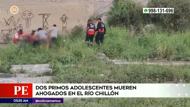 Carabayllo: Dos primos adolescentes murieron ahogados en río Chillón