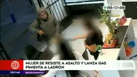 Carabayllo: Mujer lanzó gas pimienta a ladrón que intentó asaltarla