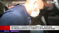 Carabayllo: Taxista le clavó un desarmador en la cabeza a adolescente