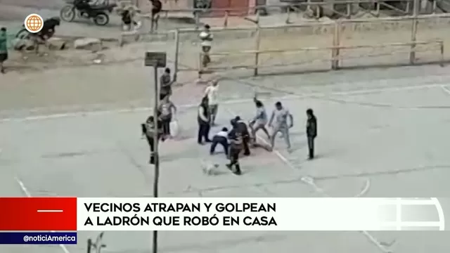 Carabayllo: Vecinos atrapan y golpean a ladrón que robó en casa