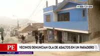 Carabayllo: Vecinos denuncian ola de asaltos en un paradero