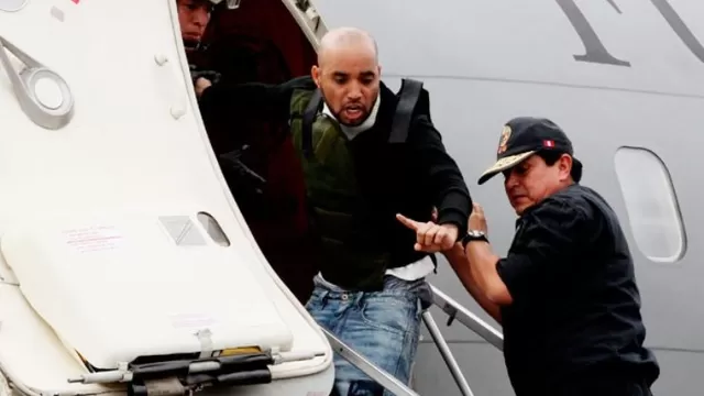 'Caracol' fue entregado a la justicia peruana tras su captura en Colombia. Foto: EFE.
