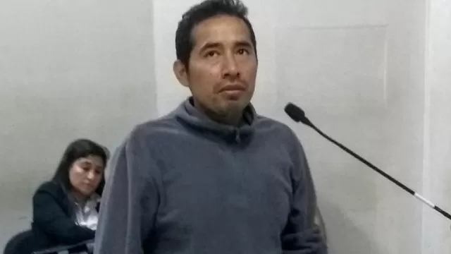 Carlos Hualpa Vacas, acusado de feminicidio agravado consumado. Foto: Poder Judicial 