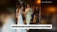 Caso Odebrecht: Prófugo Gustavo Salazar fue captado en Miami en boda de su hija