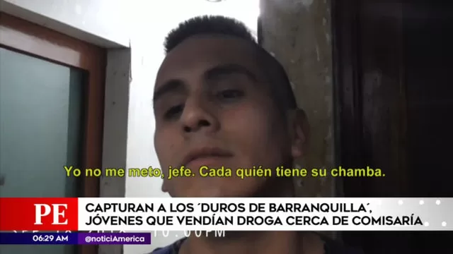 Los delincuentes cayeron en su guarida del jirón Barranquilla, en San Martín de Porres. Foto y video: América Noticias