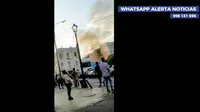 Centro de Lima: Incendio se registra en la cuadra 7 del Jirón Huanta