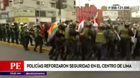 Centro de Lima: Policía Nacional reforzó seguridad en la zona