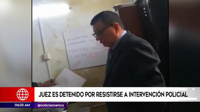 Cercado de Lima: detienen a juez por manejar en sentido contrario en avenida Abancay