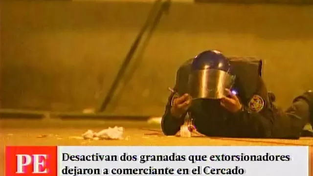 Cercado de Lima: dos granadas causaron pánico en Manzanilla