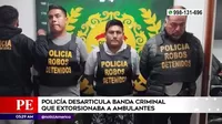 Cercado de Lima: Policía desarticuló banda criminal que extorsionaba a ambulantes