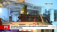 Cercado de Lima: Sicarios asesinan a balazos a empresario en su oficina