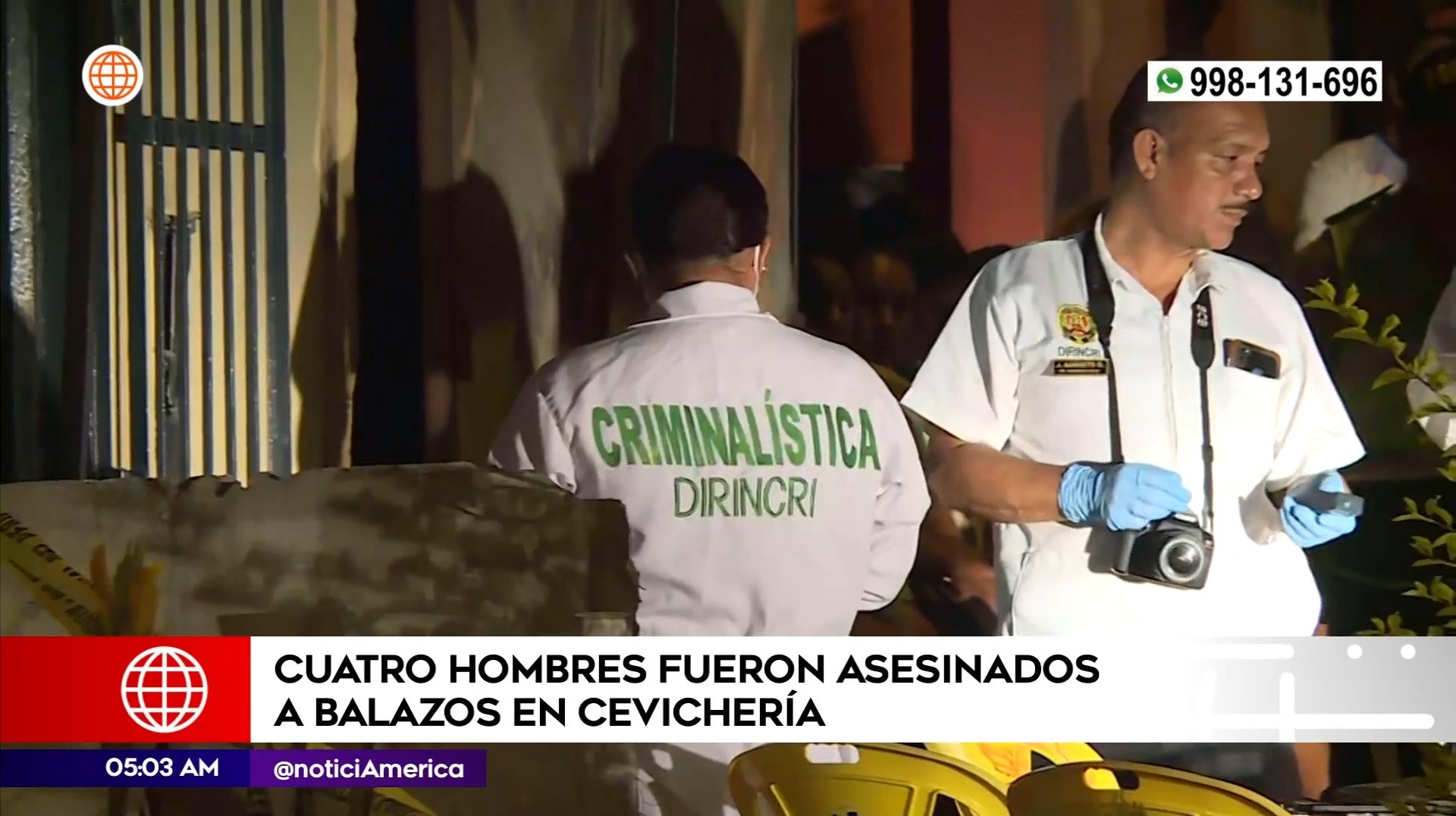 Múltiple asesinato en Chaclacayo. Foto: América Noticias